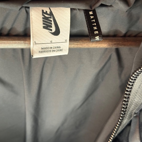 Nike Nikelab X Mmw Matthew Williams Down Fill Parka Jacket Black - Picture 4 of 6